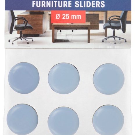 Furniture Sliders O25mm x6