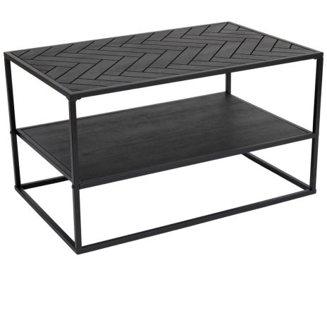 Salontafel Dijon Visgraat - zwart