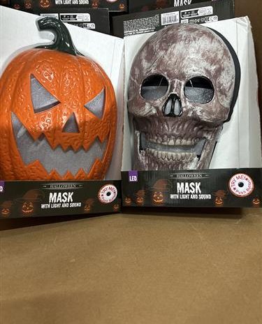 Masker met licht en geluid